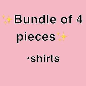 Bundle of 4 pieces!